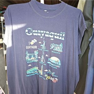 T-shirt men blue size L Guayaquil  025